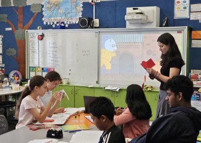 Student makes hong bao