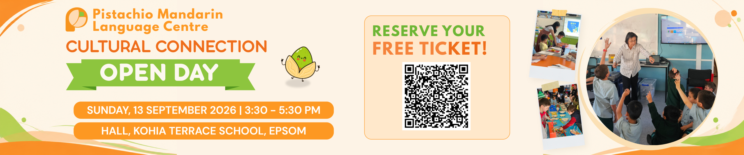 Pistachio Mandarin Language Centre Cultural Connection Open Day 2026 Reserve Free Ticket