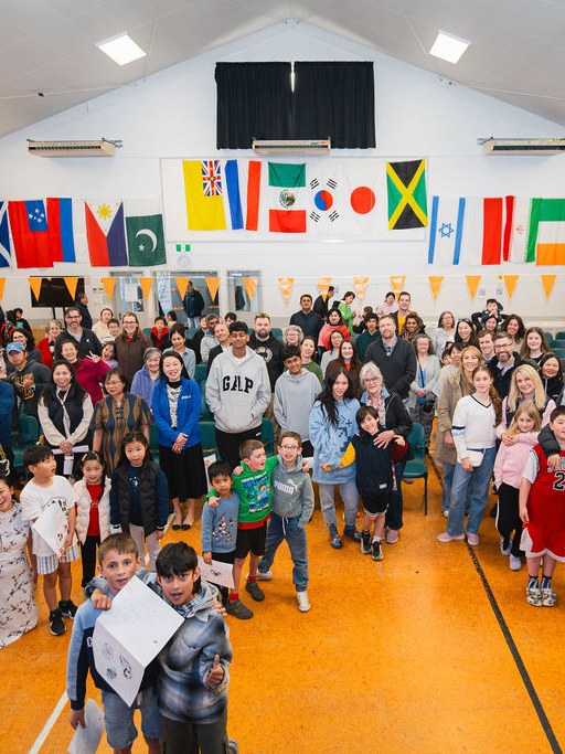 Big group photo of everyone at the Pistachio Cultural Connection Open Day 2026